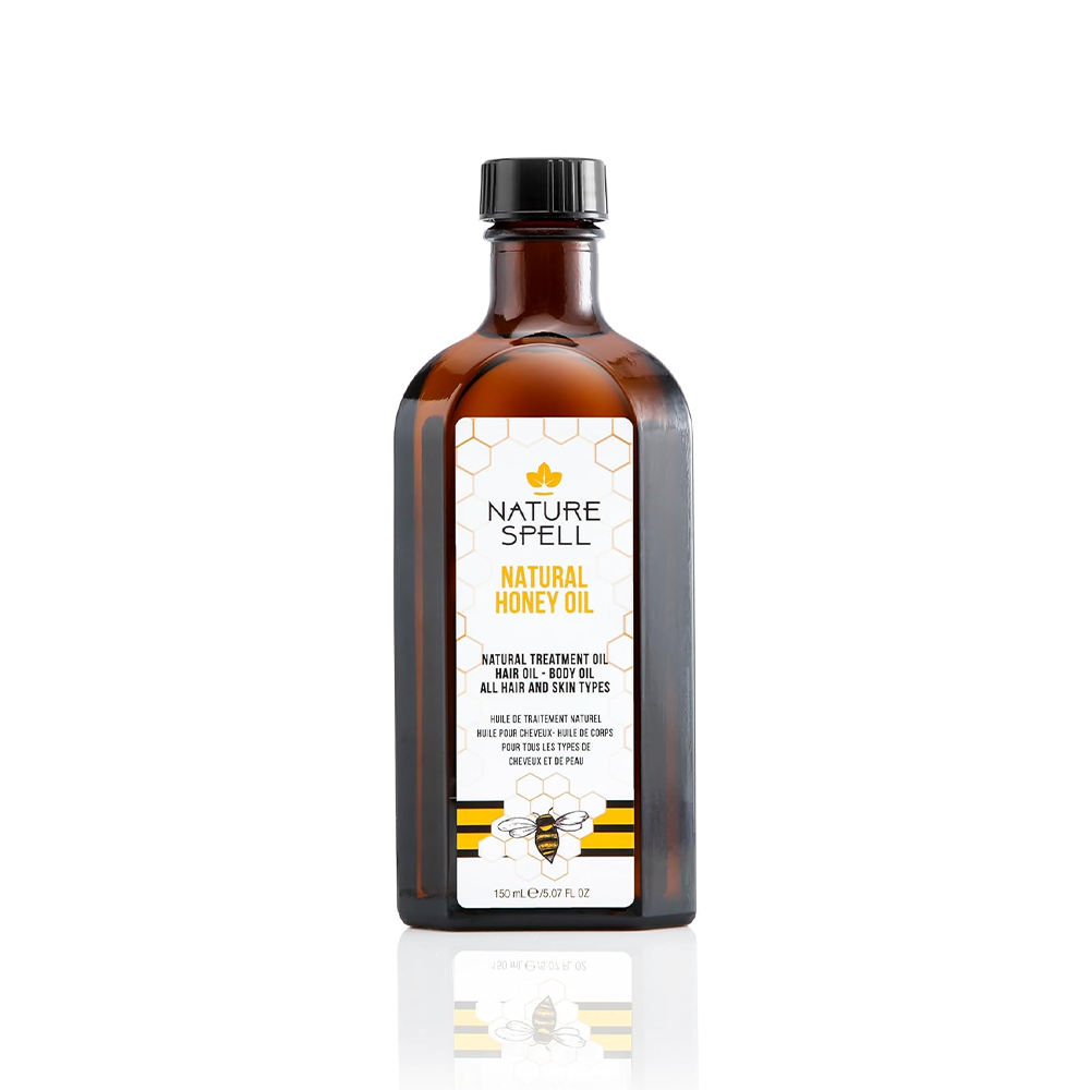 Nature Spell Honey Oil for Hair For All Hair Types, Vegan, 150ml