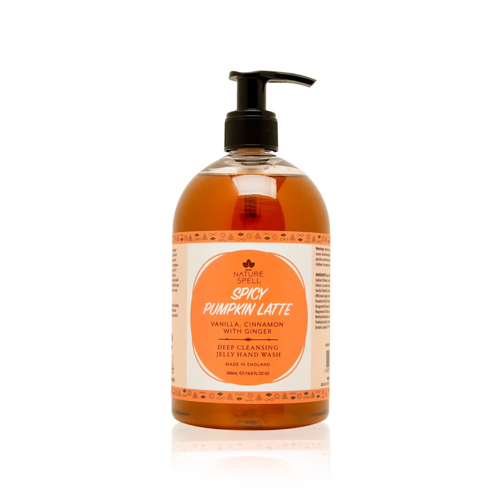 Spicy Pumpkin Latte Jelly Hand Wash 500 ml - Vanilla, Cinnamon & Ginger
