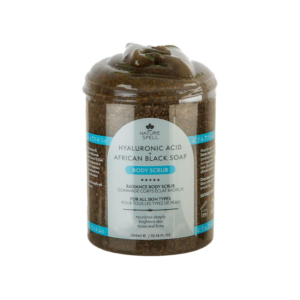 African Black Soap & Hyaluronic Acid Body Scrub 300 ml
