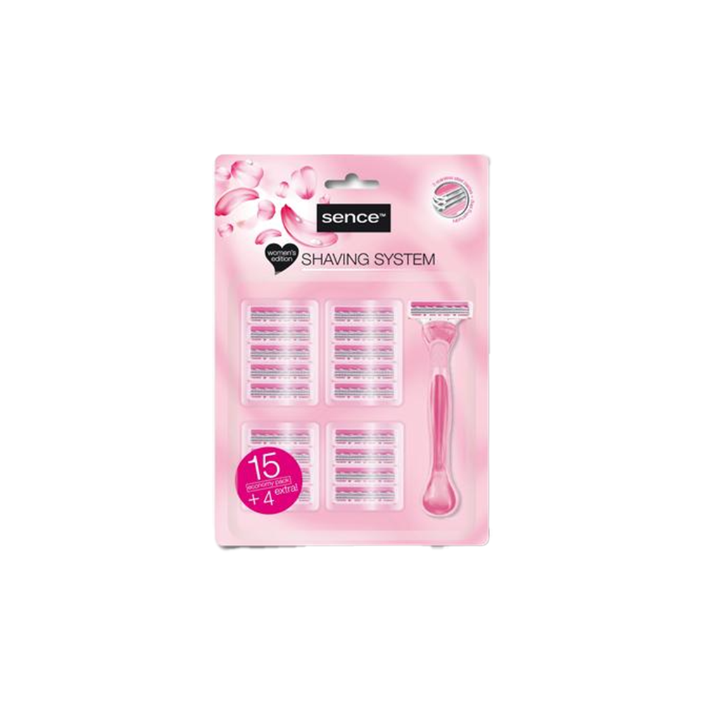 Sence Razors 19Up For Women Triple Blades 15+4