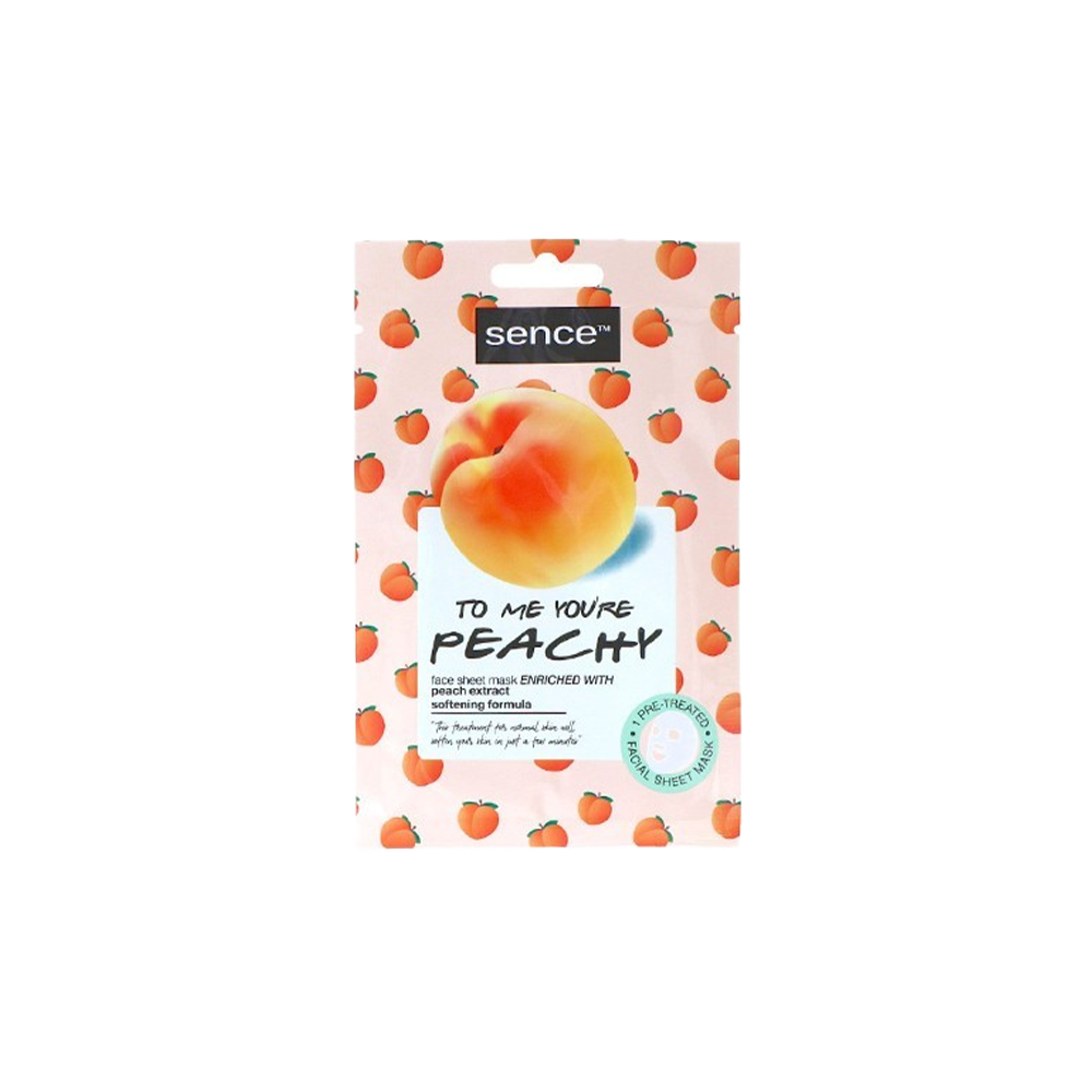 Sence Display 12Pcs Facial Sheet Mask 20Ml Peach