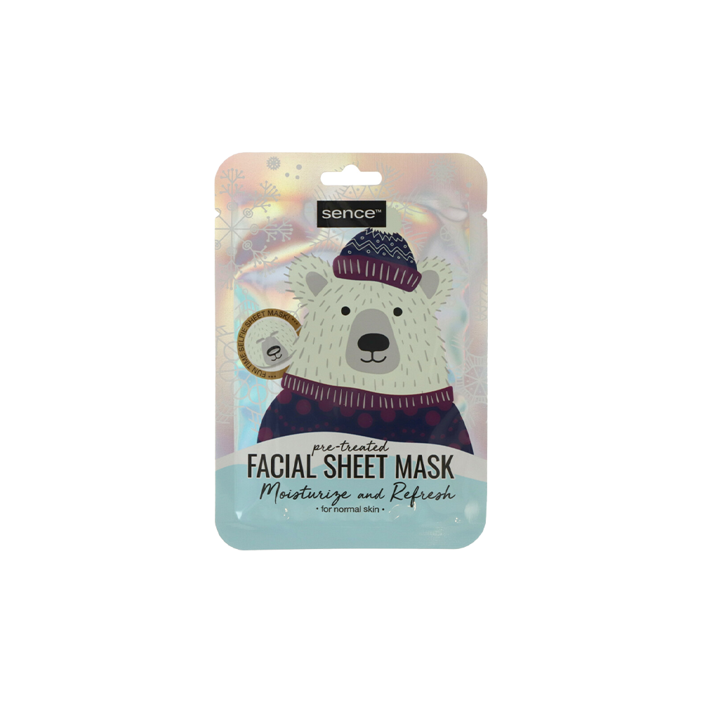 Sence Collection Animal Facial Sheet Mask 25Ml Ice Bear