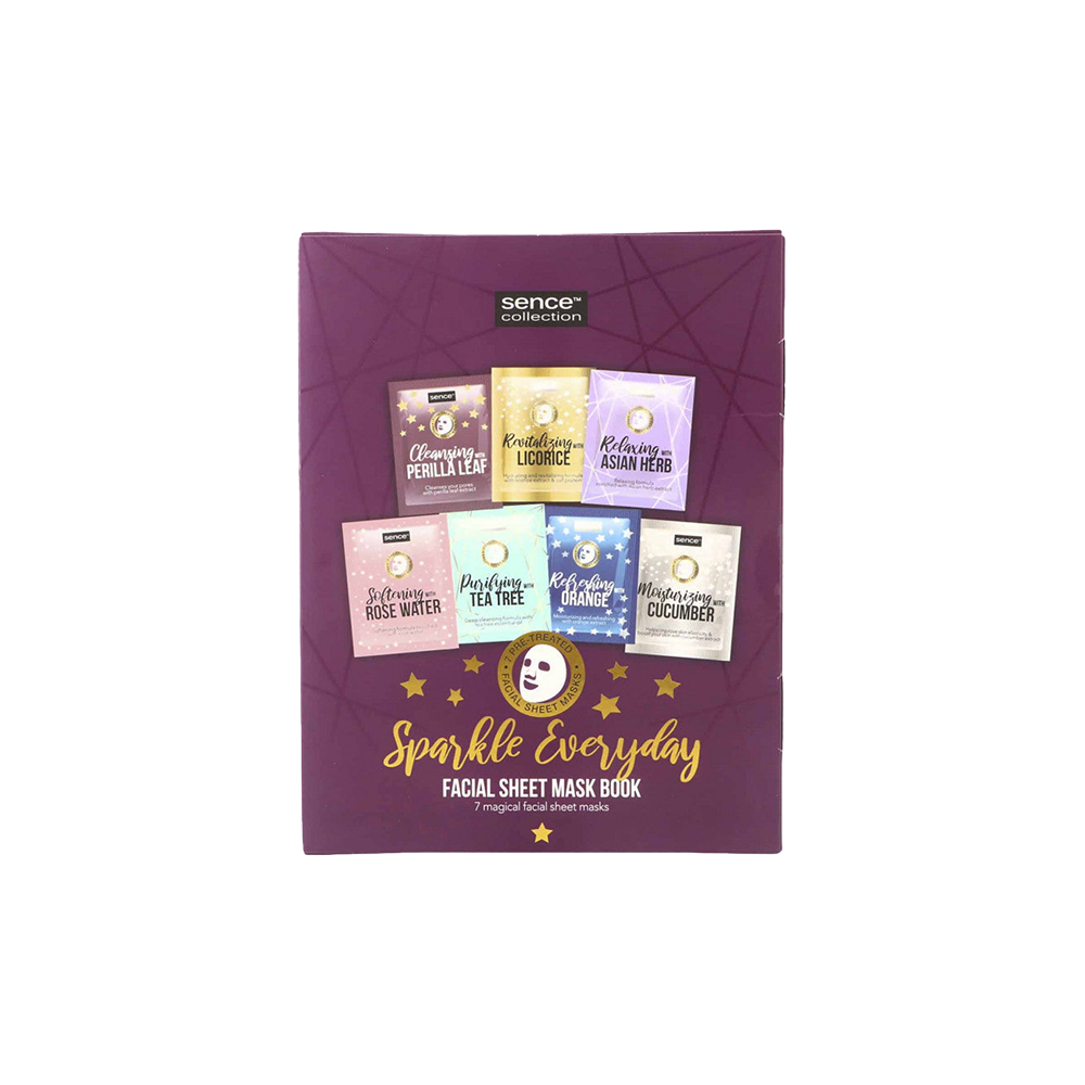 Sence Collection Facial Sheet Mask Book 23Ml 7Pcs Magical Charm