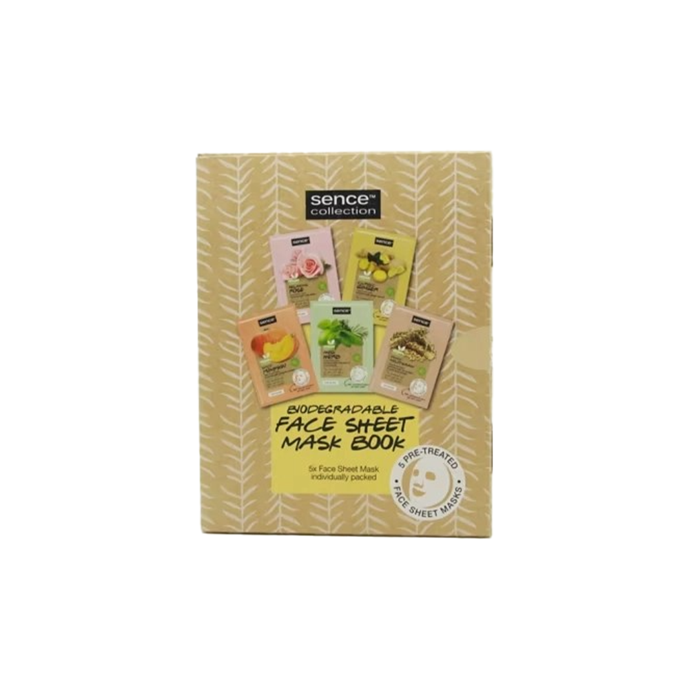 Sence Collection Vegan Facial Sheet Mask Book 25Ml Planet