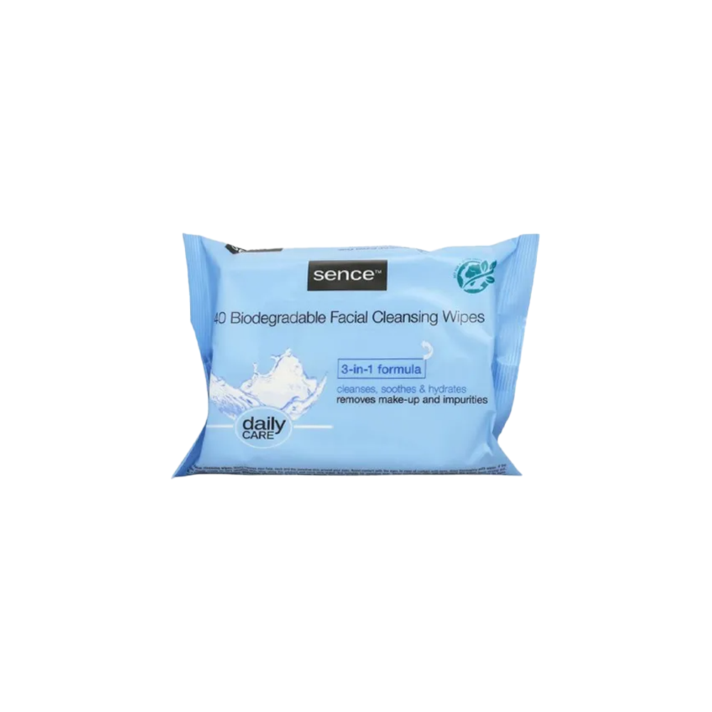 Sence Facial Cleansing Wipes 40Pcsall Skin Types