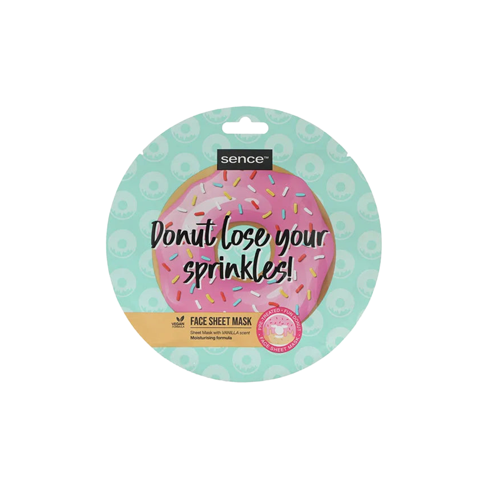 Printed Facial Sheet Mask 20Ml Donut Vanilla