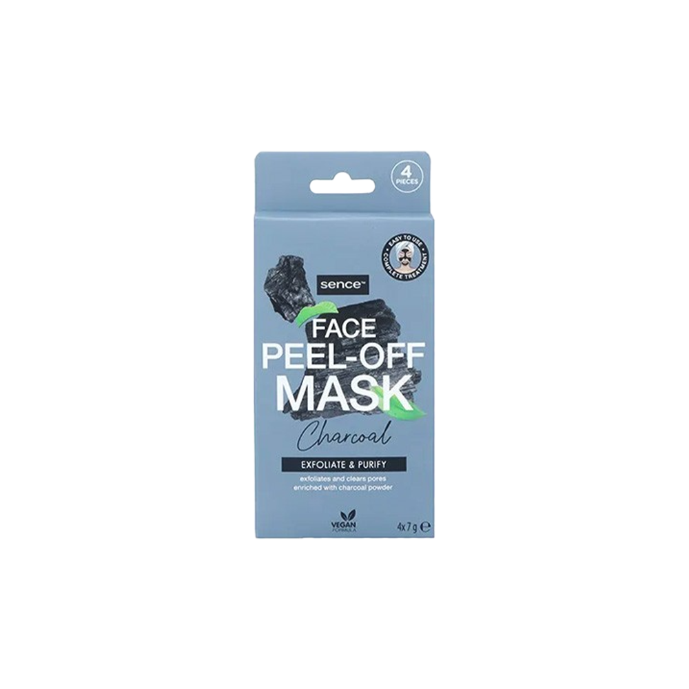 Sence Facial Peel Off Mask 4X7Gr Charcoal V2