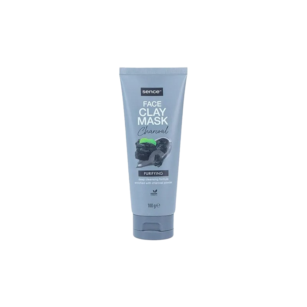 Sence Facial Mask 100Gr Charcoal Clay