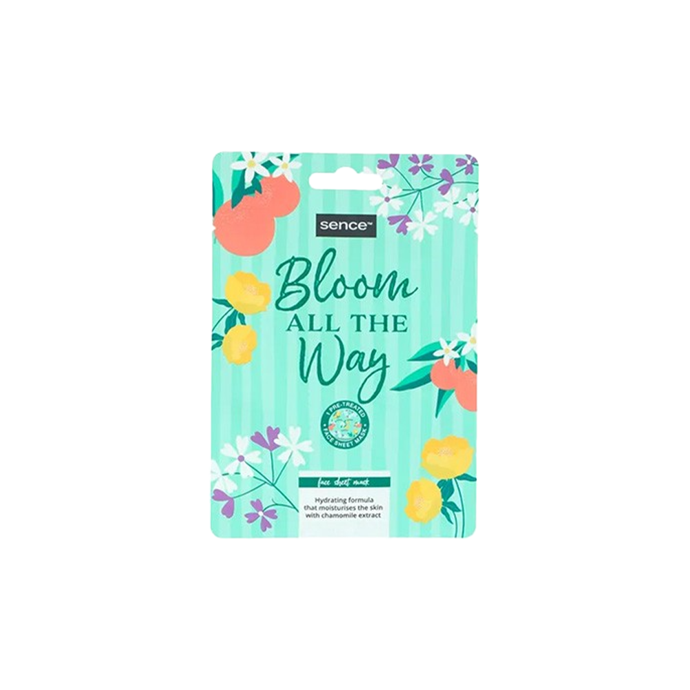 Facial Sheet Mask 20Ml Green Floral Garden