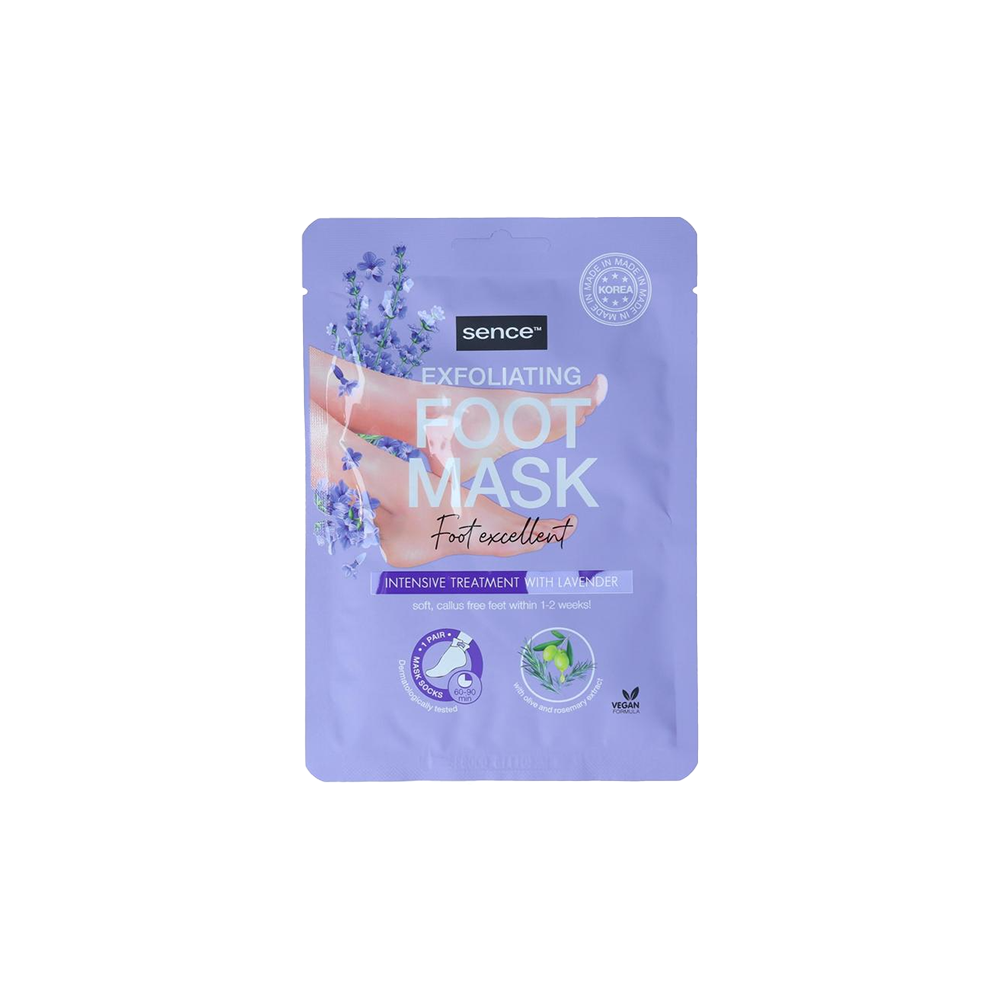 Sence Foot Shelf Display 24pcs Foot Mask Exfoliating 40gr
