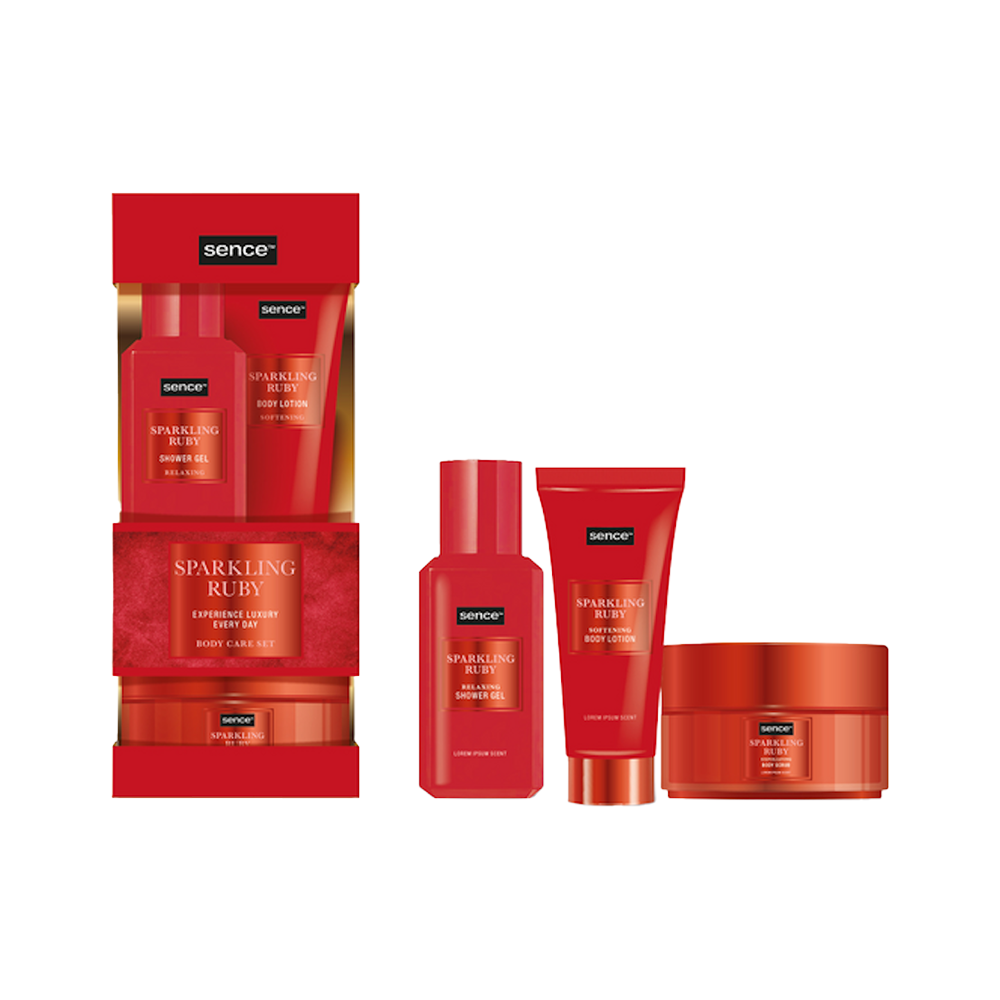 Sence Collection Giftset 3pcs Good Fortune Sparkling Ruby
