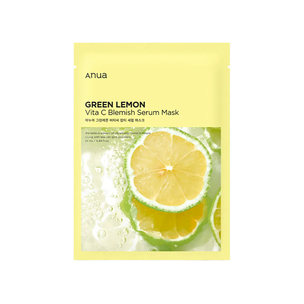 ANUA GREEN  LEMON VITA C BLEMISH SERUM MASK 25ml