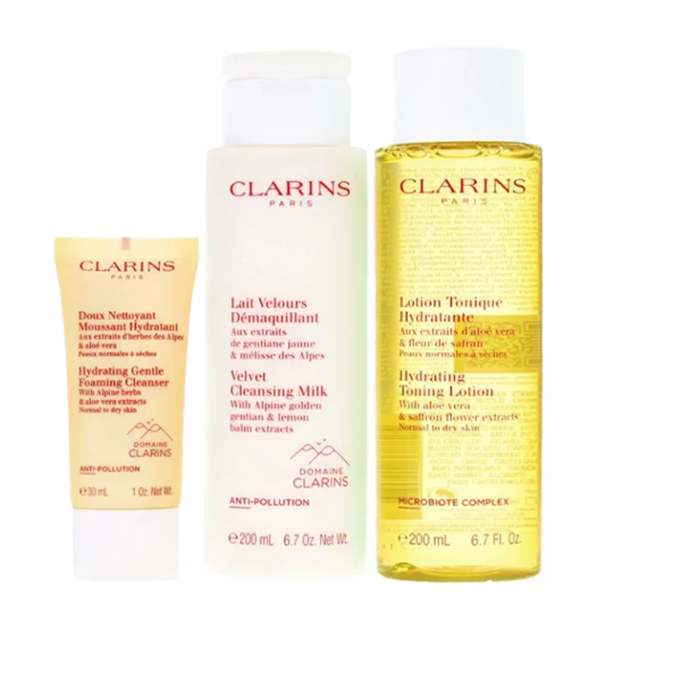 G.S VELVET CLNSNG MLK 200ML+HYDRATNG TONNG LTN N/D 200ML+HYDRATNG GNTL FMNG CLNSNG 30ML