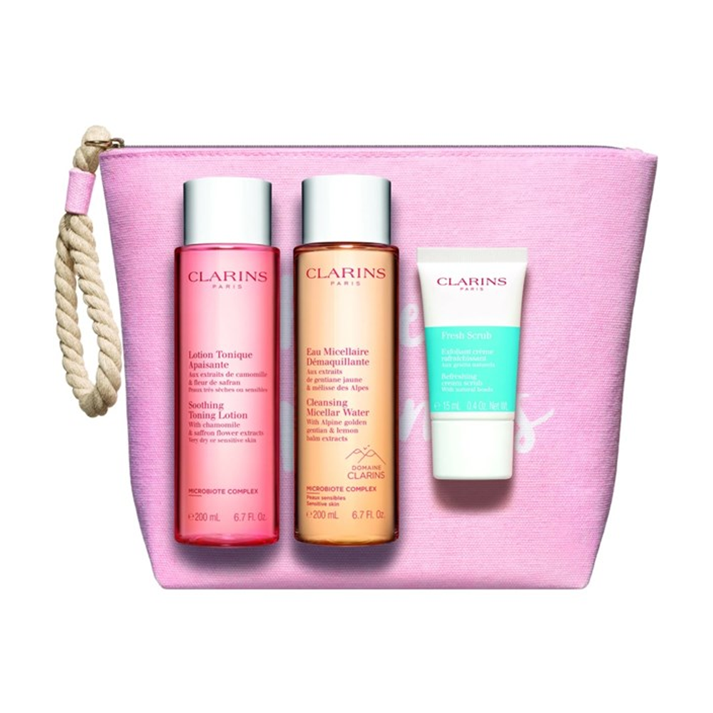 G.S CLNSNG MICELLAR WATER 50ML+SOOTHING TONNG LTN 200ML+FRESH SCRUB 15ML