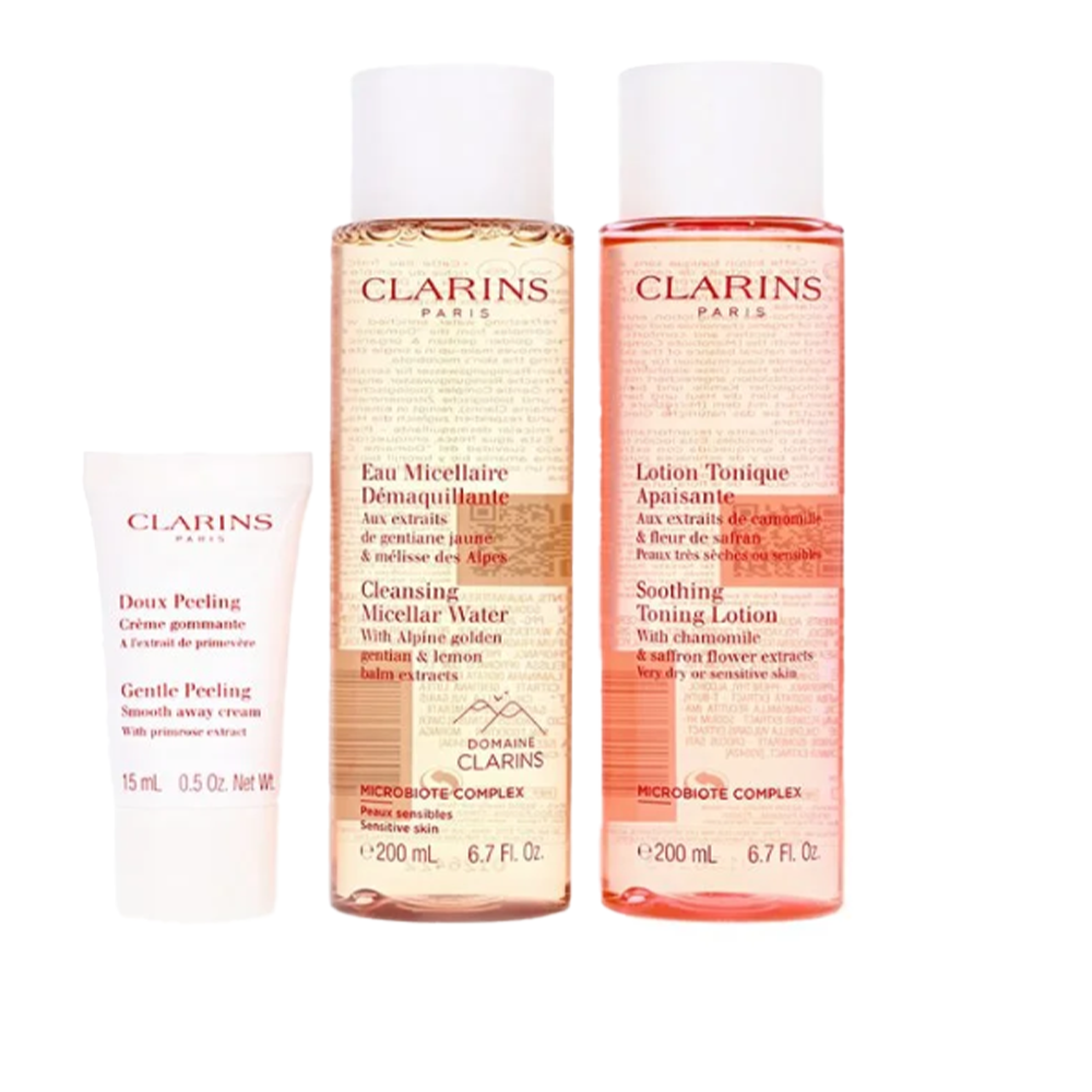 G.S CLNSNG MICELLAR WATER 200ML+SOOTHING TONNG LTN D/S 200ML+GNTL PEELNG SMOTH CRM 15ML