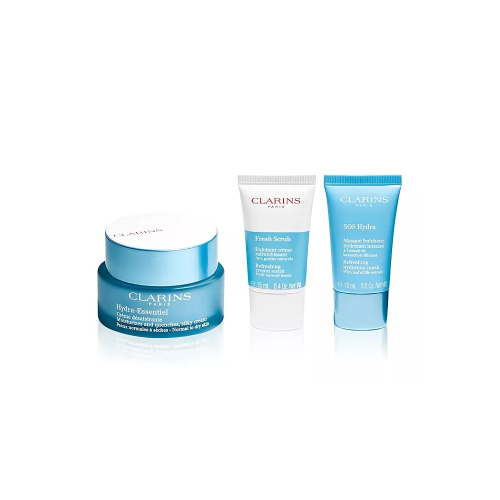 G.S HYDRA ESSEN CRM 50ML + SOS HYDRA 15ML+FRESH SCRUB 15ML